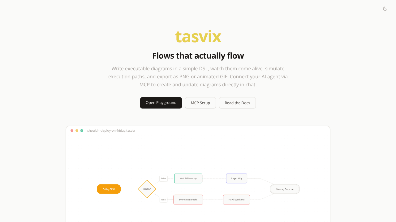 Tasvix website screenshot