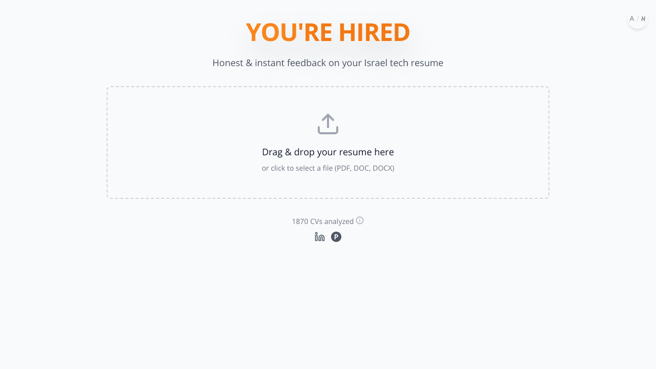 Tech CV Feedback