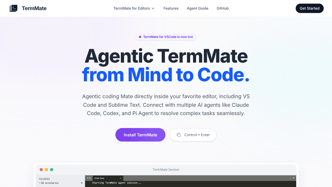 TermMate website screenshot
