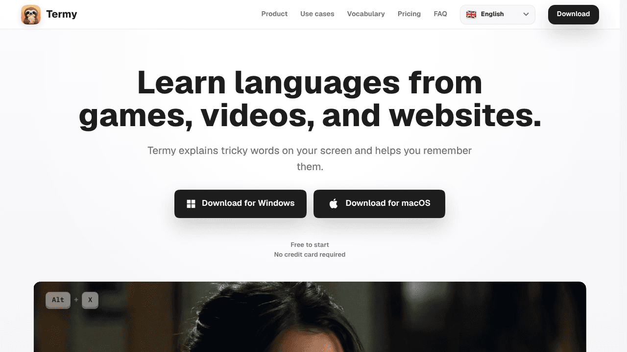 Termy website screenshot