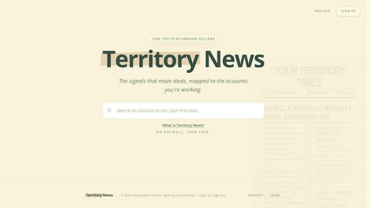 Territory News website screenshot