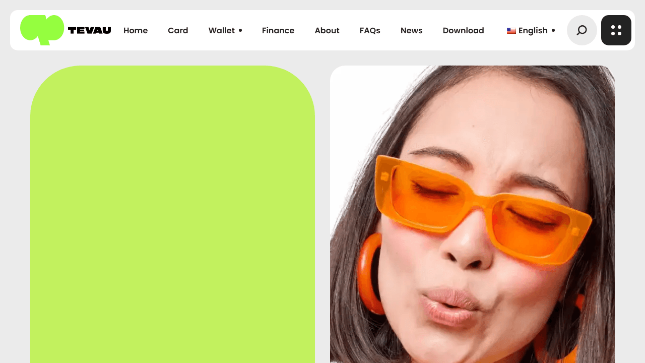 Tevau website screenshot