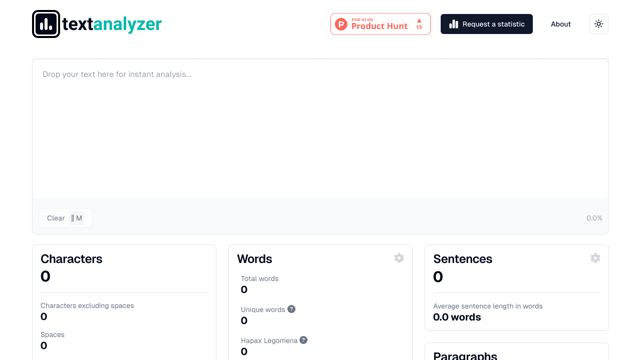 textanalyzer.io