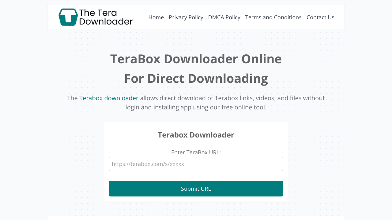 The Tera Downloader 