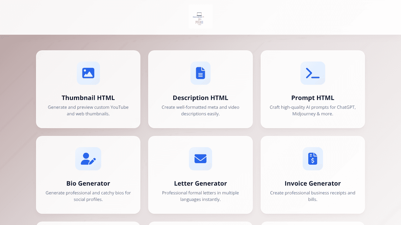 TheEasyTools.in website screenshot