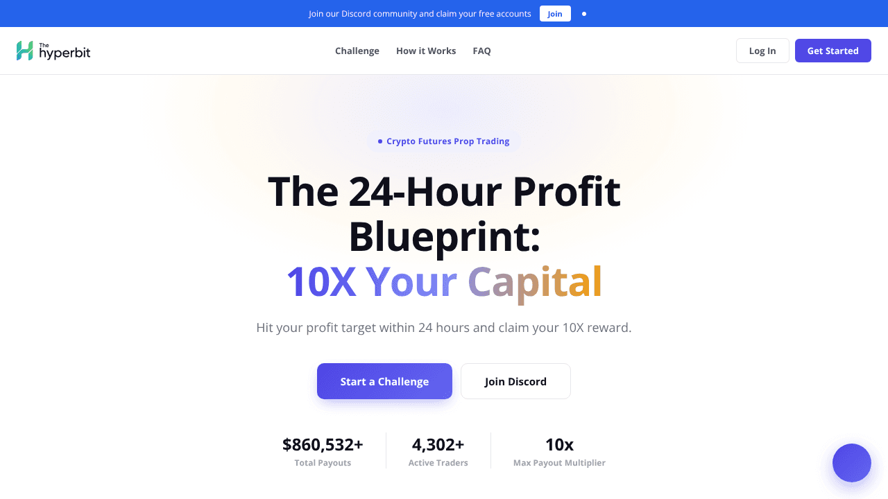 TheHyperbit.com website screenshot