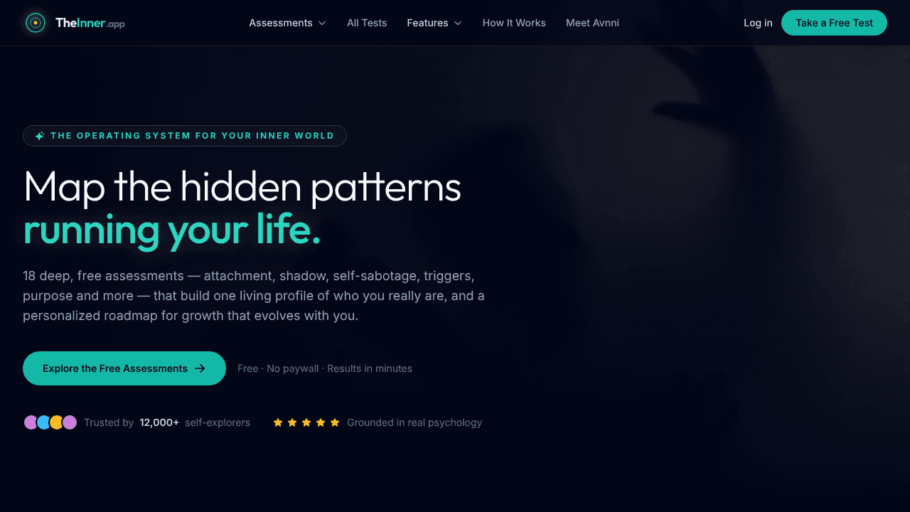 TheInner.app website screenshot