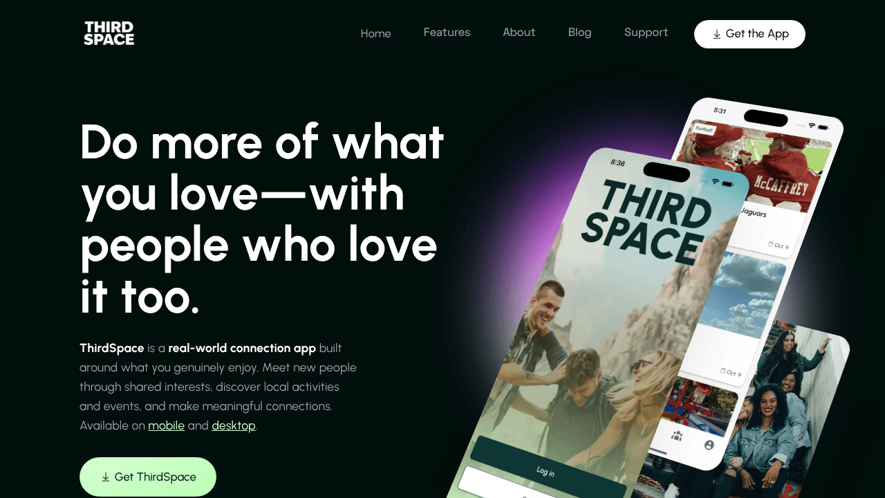 ThirdSpace website screenshot