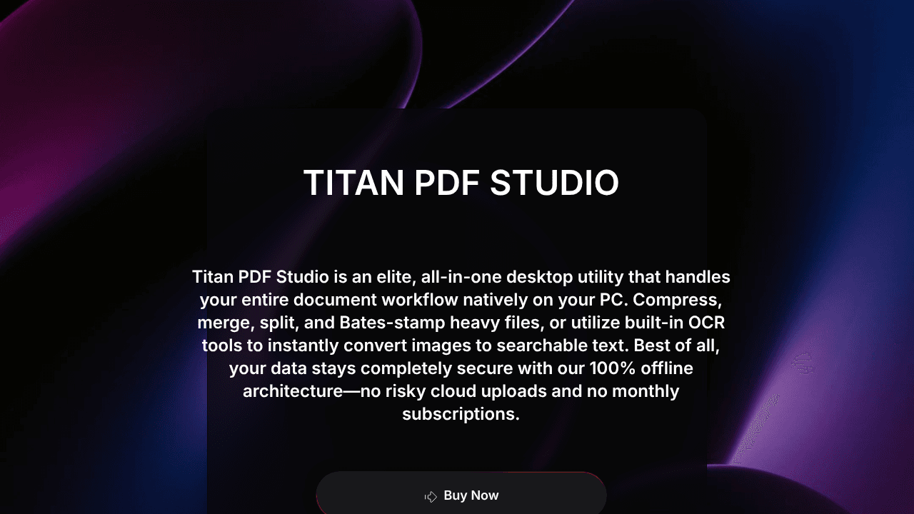 Titan PDF Studio (Offline Suite) website screenshot
