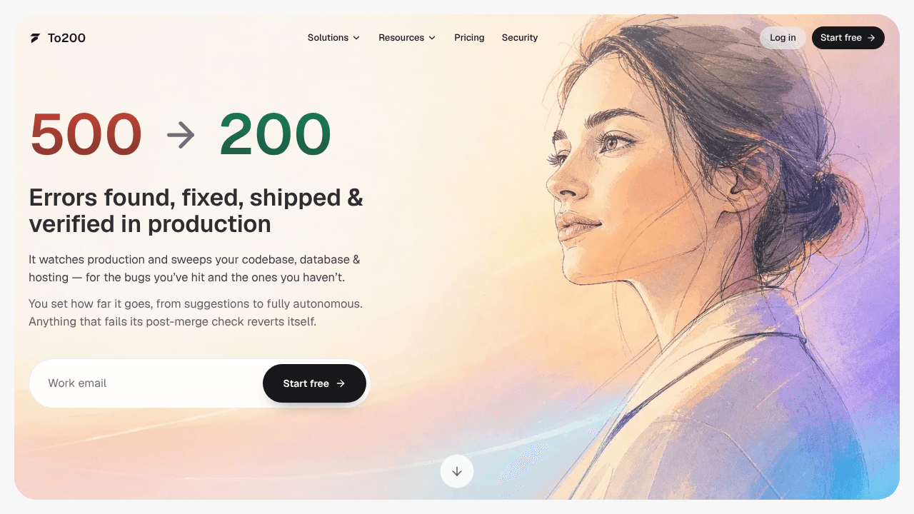 To200 website screenshot