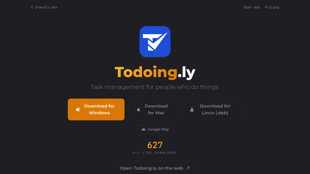 Todoing.ly website screenshot
