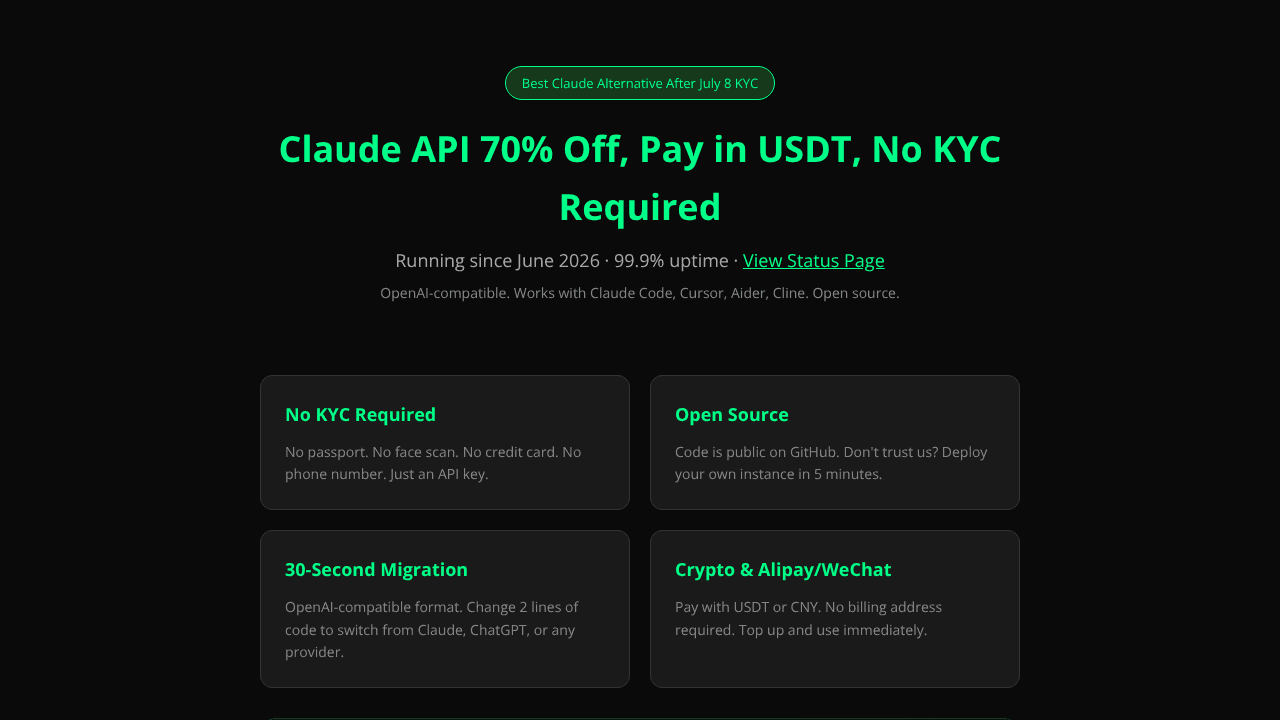 TokenChuHai website screenshot