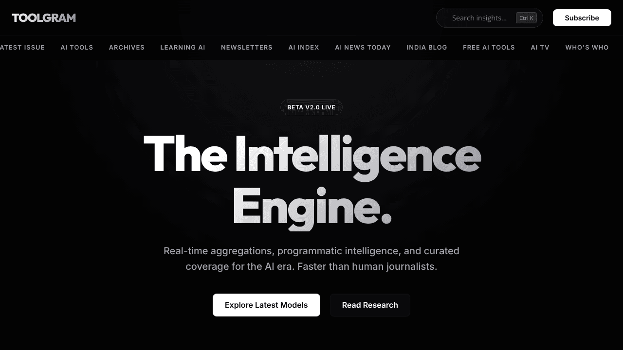 Toolgram website screenshot