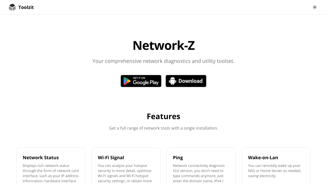 Toolzit website screenshot