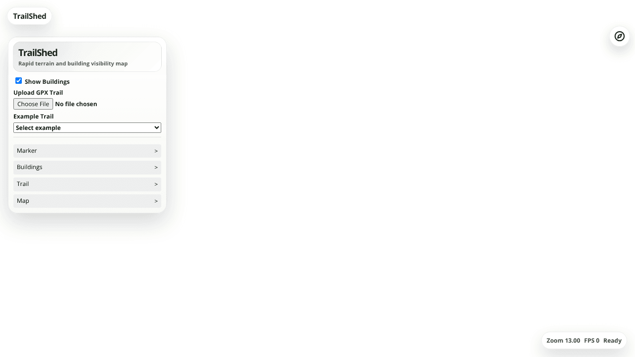 TrailShed website screenshot