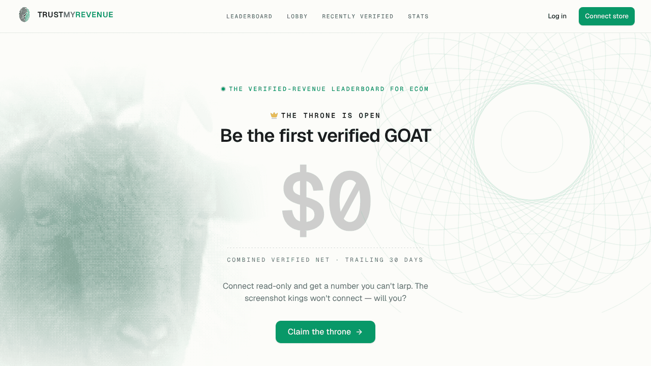 TrustMyRevenue website screenshot