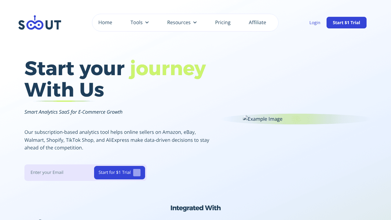 TS Scout website screenshot