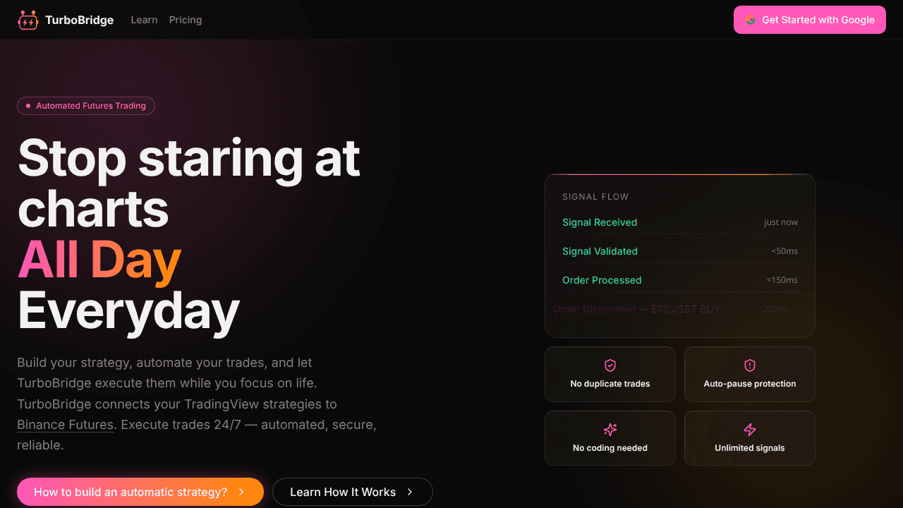 TurboBridge.App website screenshot