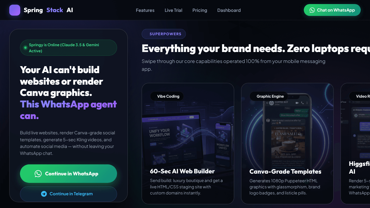 Turning Conversations into Growth website screenshot