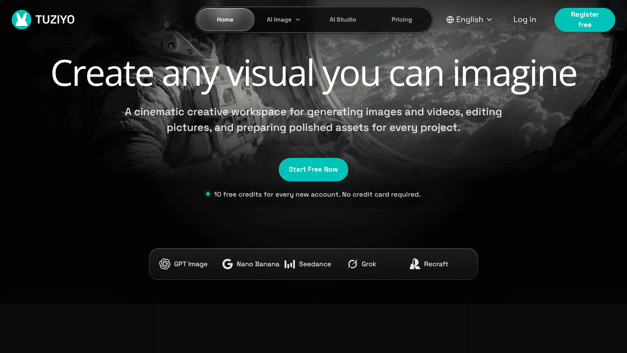 tuziyo website screenshot