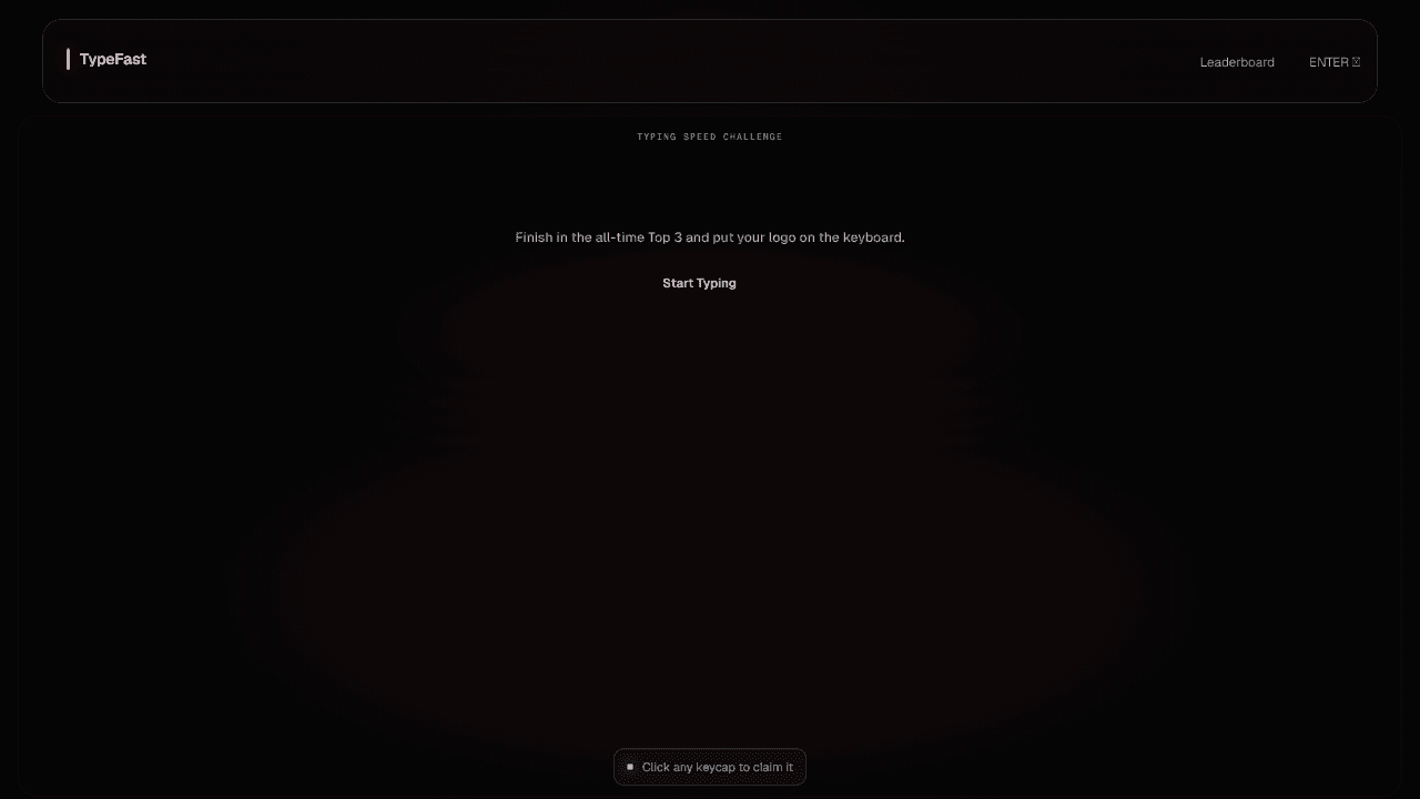 TypeFast website screenshot