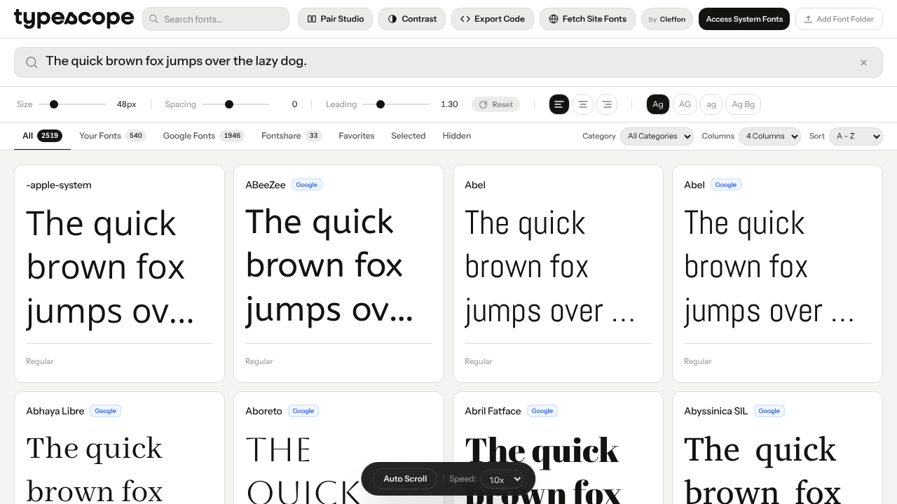 TypeScope website screenshot