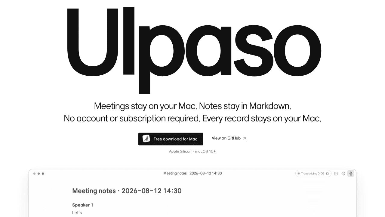 Ulpaso website screenshot