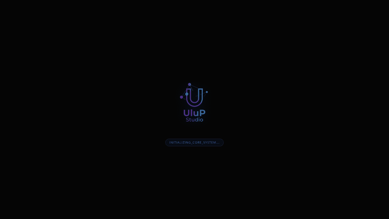 UluP Spaces website screenshot