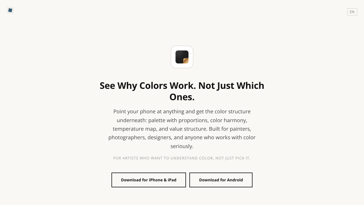 Undertone - Color Analysis website screenshot