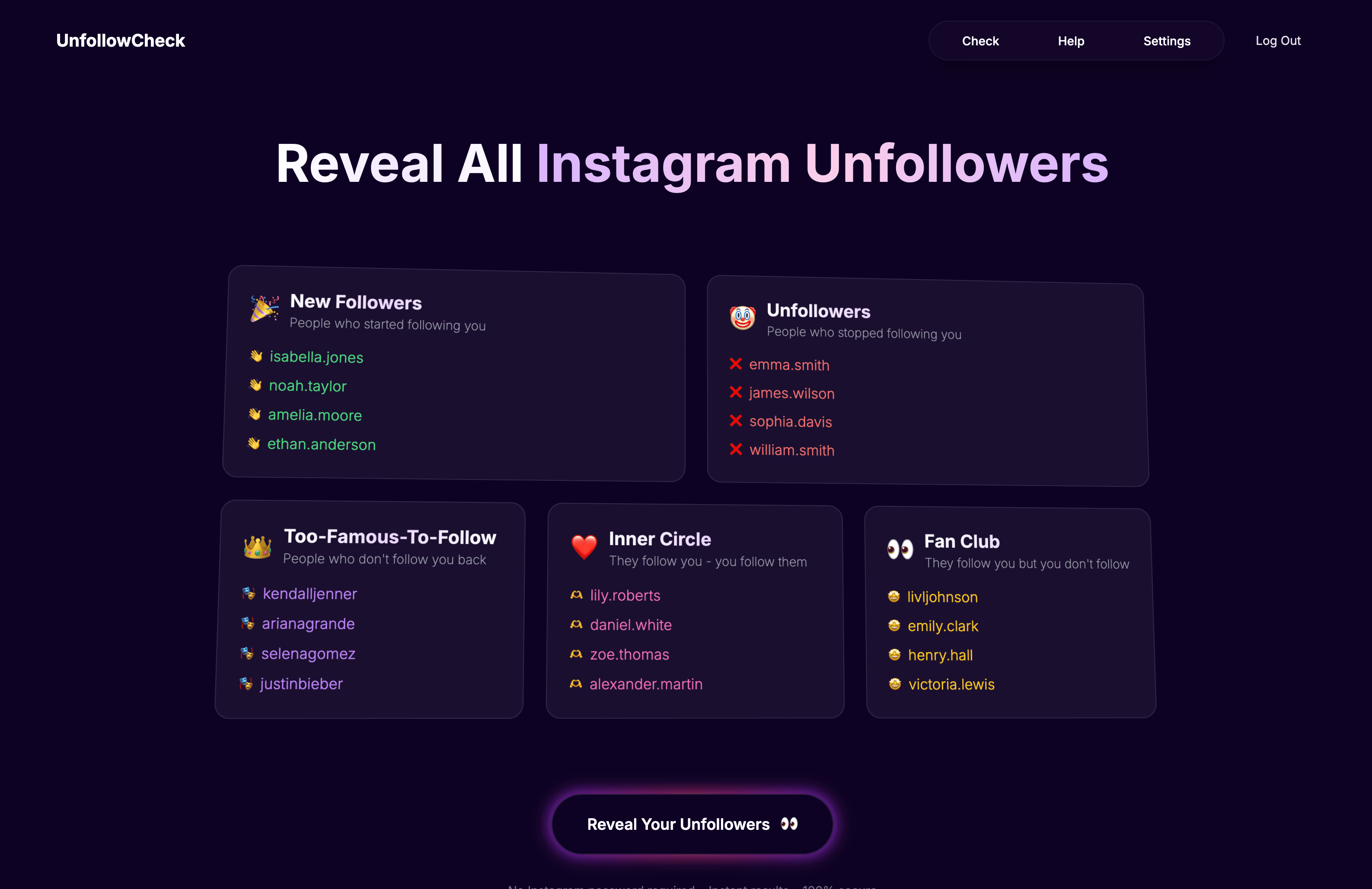 UnfollowCheck.com