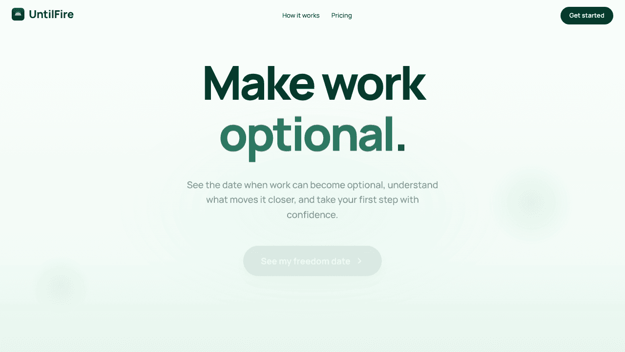 UntilFire website screenshot