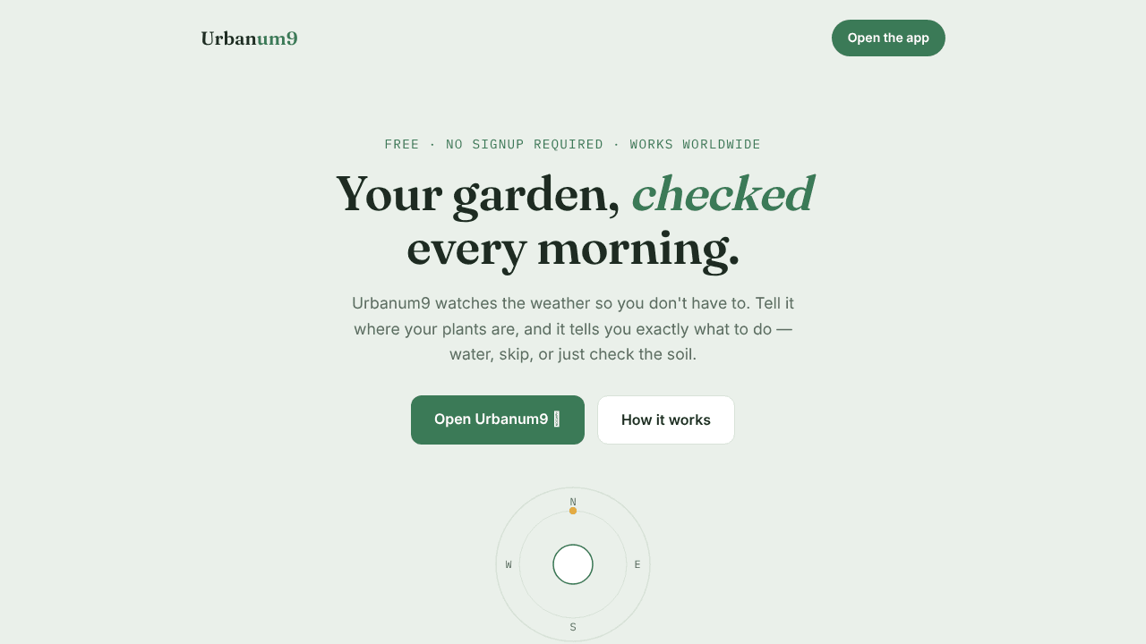 Urbanum9  website screenshot