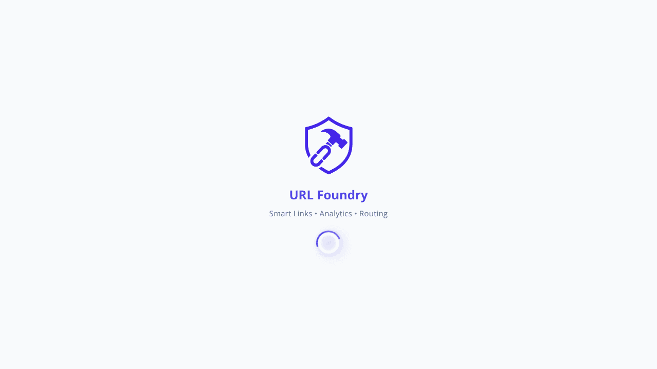 URL Foundry website screenshot