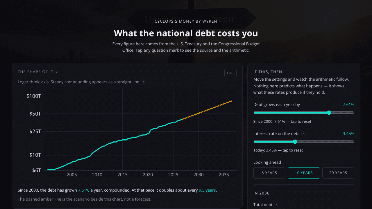 USA Debt and You website screenshot