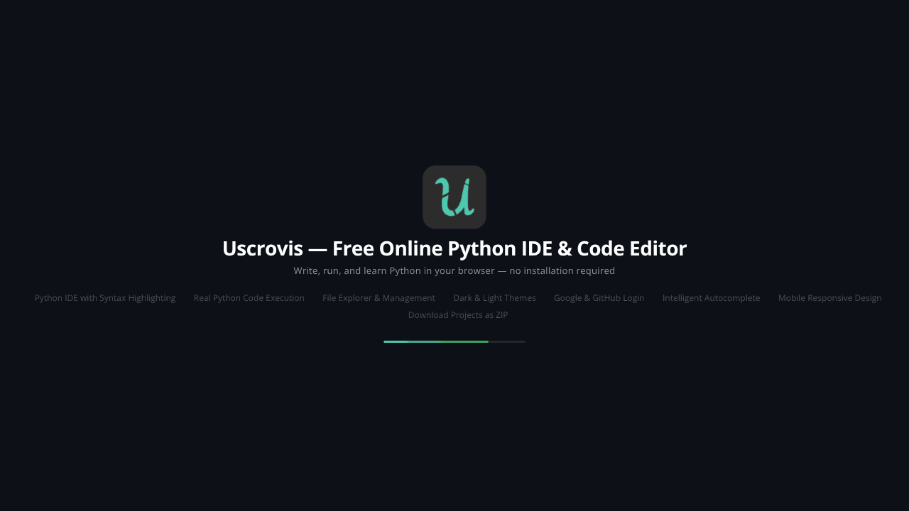 Uscrovis website screenshot
