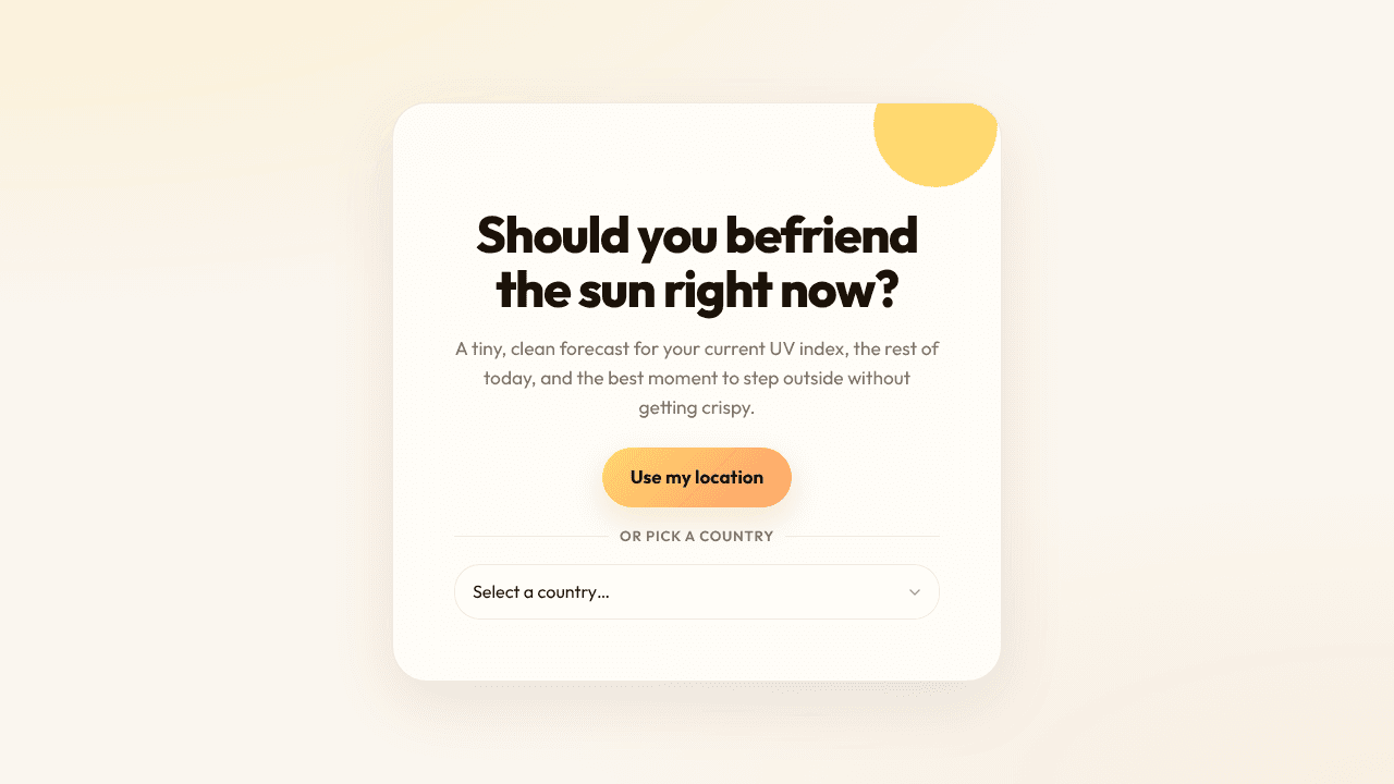 UV Safe website screenshot