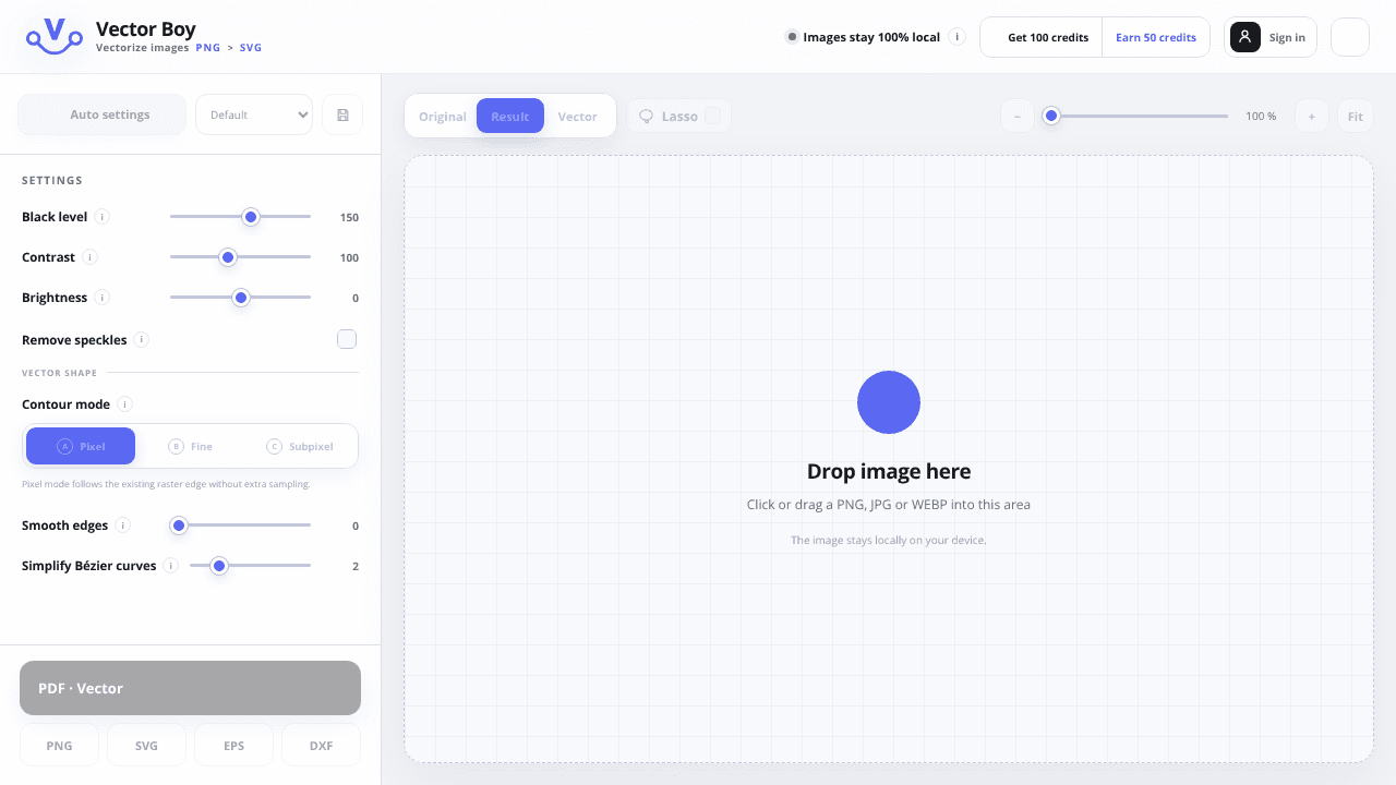 Vector Boy website screenshot
