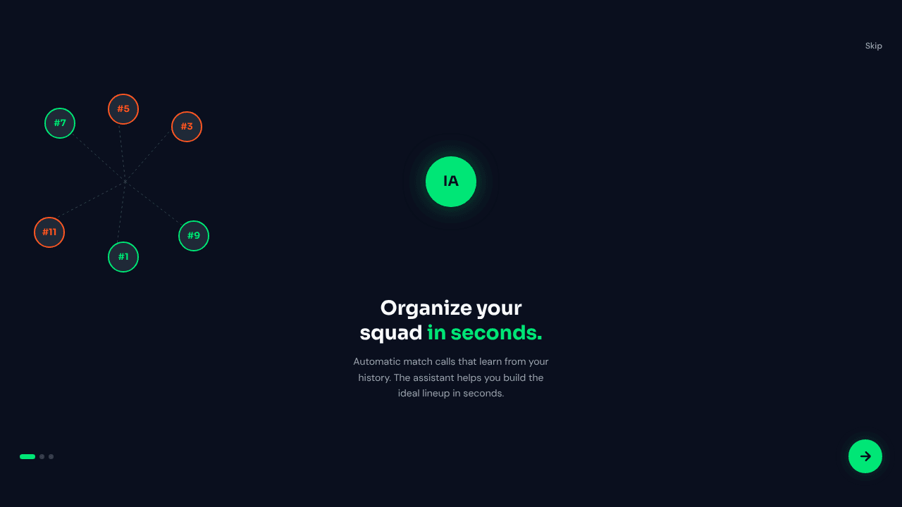Vestuario website screenshot