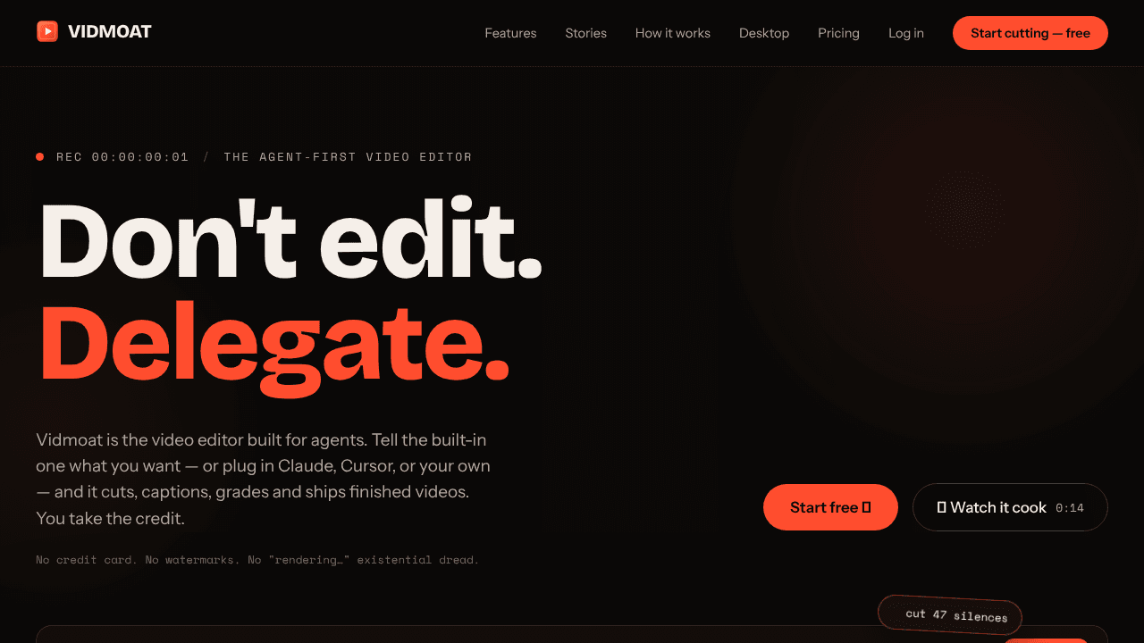 Vidmoat website screenshot