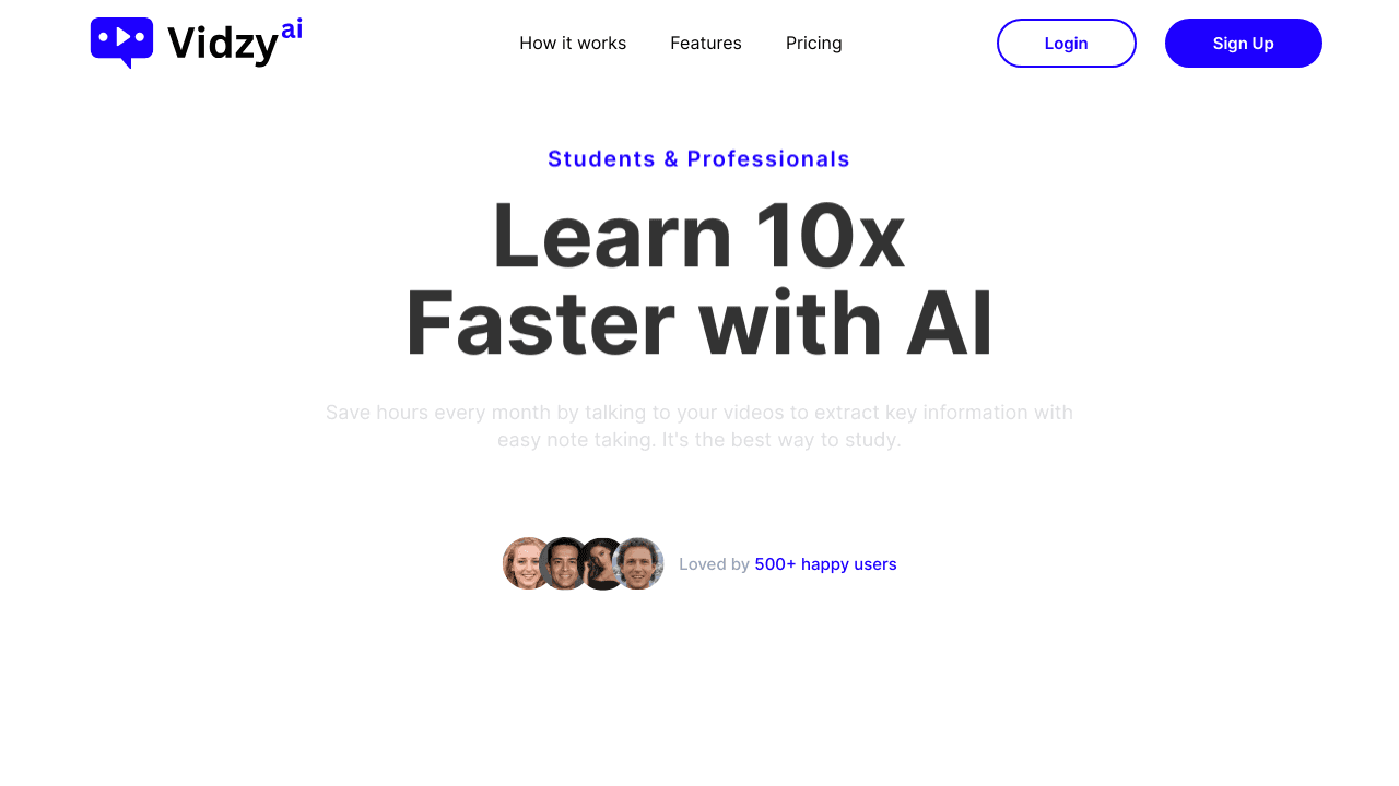 Vidzy AI