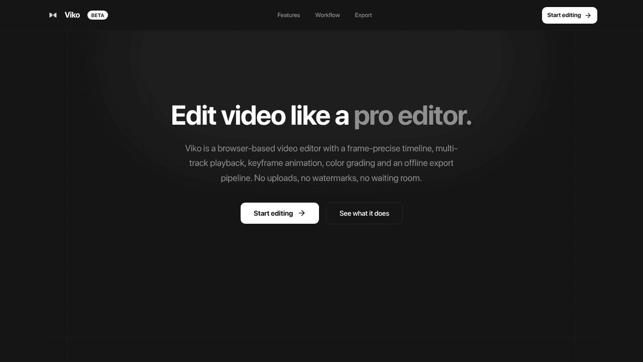 Viko website screenshot