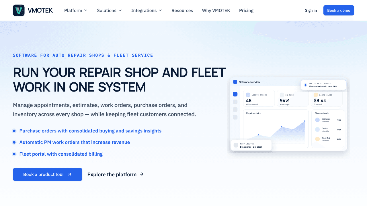 VMOTEK website screenshot