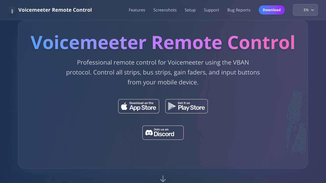 Voicemeeter Remote Control