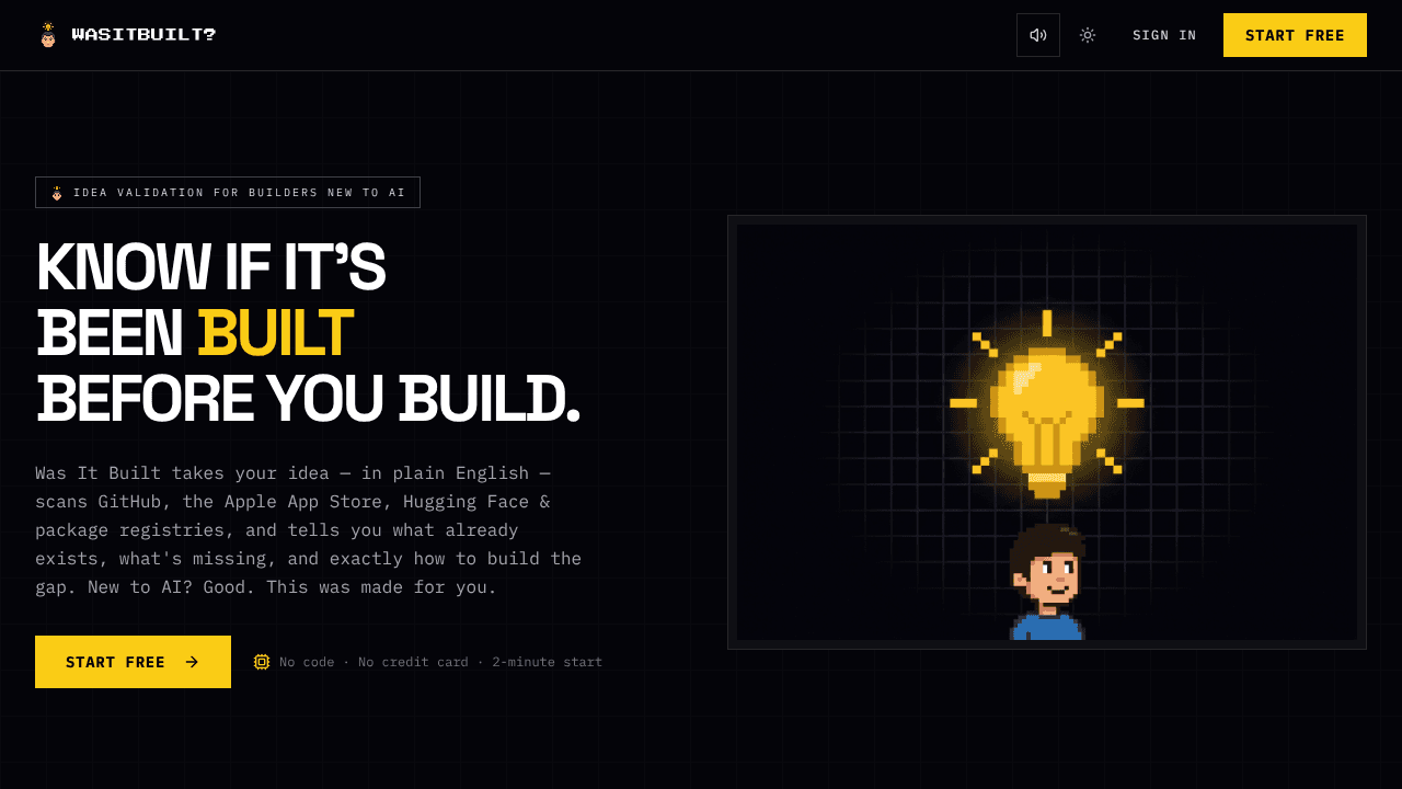 Was It Built? website screenshot