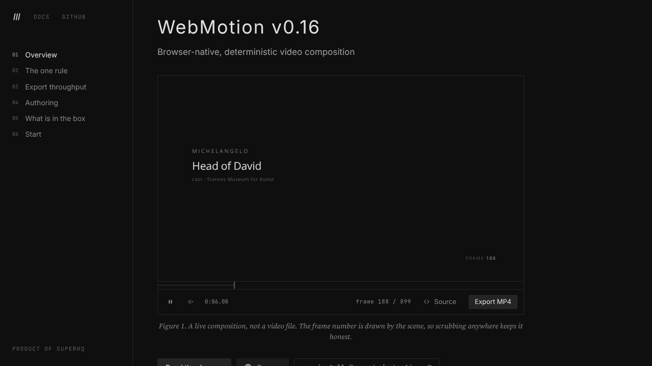 WebMotion website screenshot