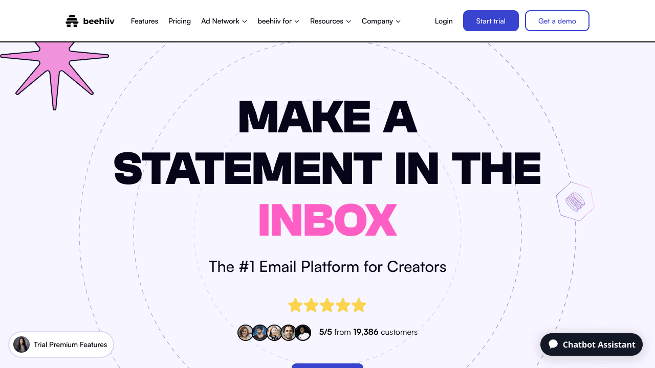Website Builder by beehiiv