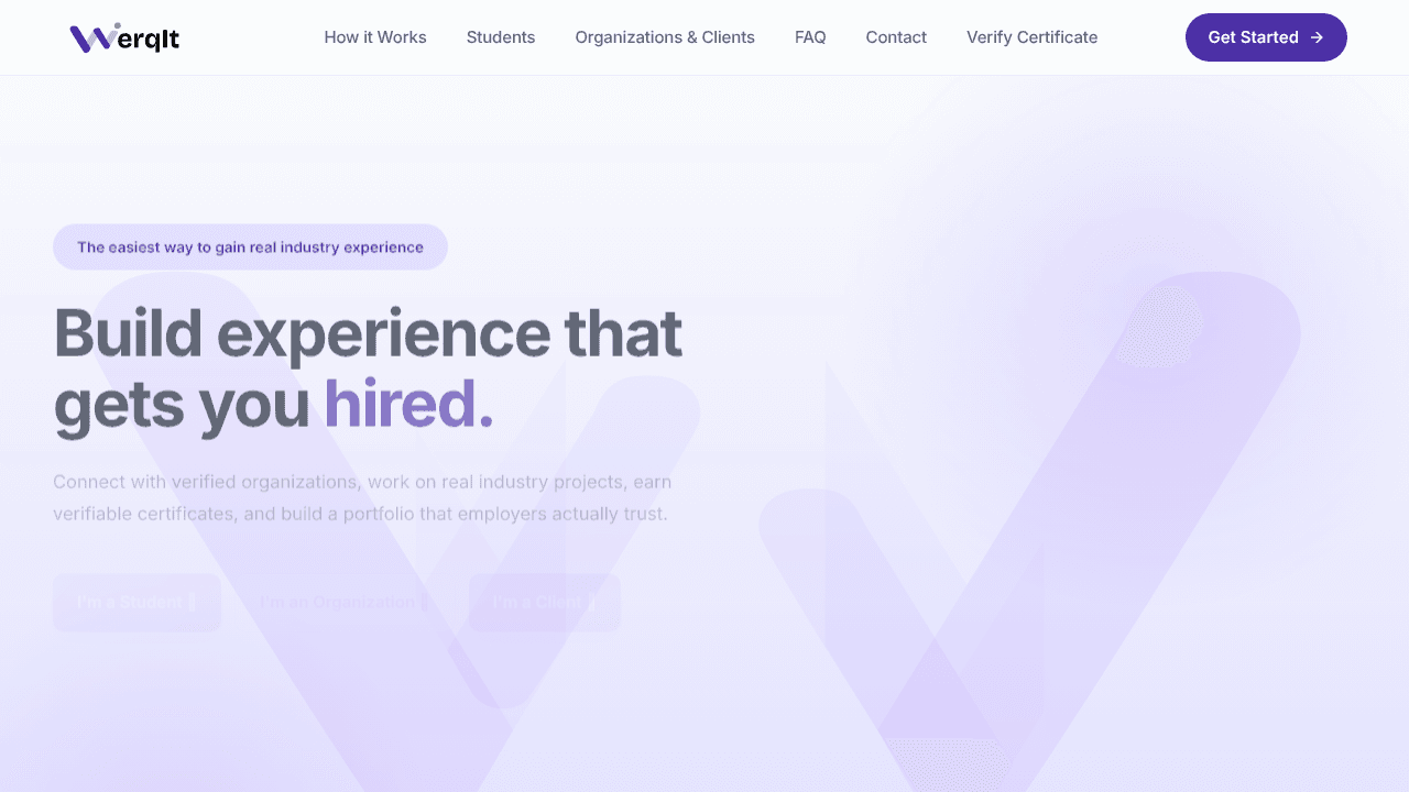 Werqit website screenshot