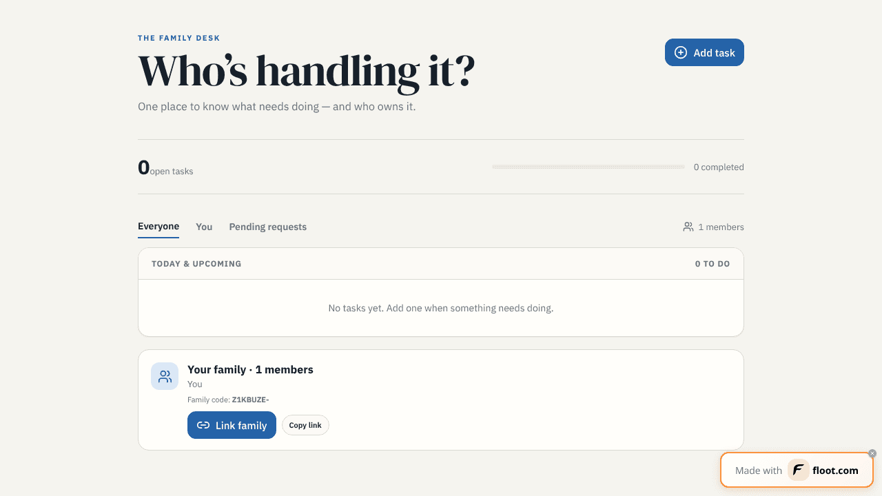 WH? - Who's Handling?  website screenshot