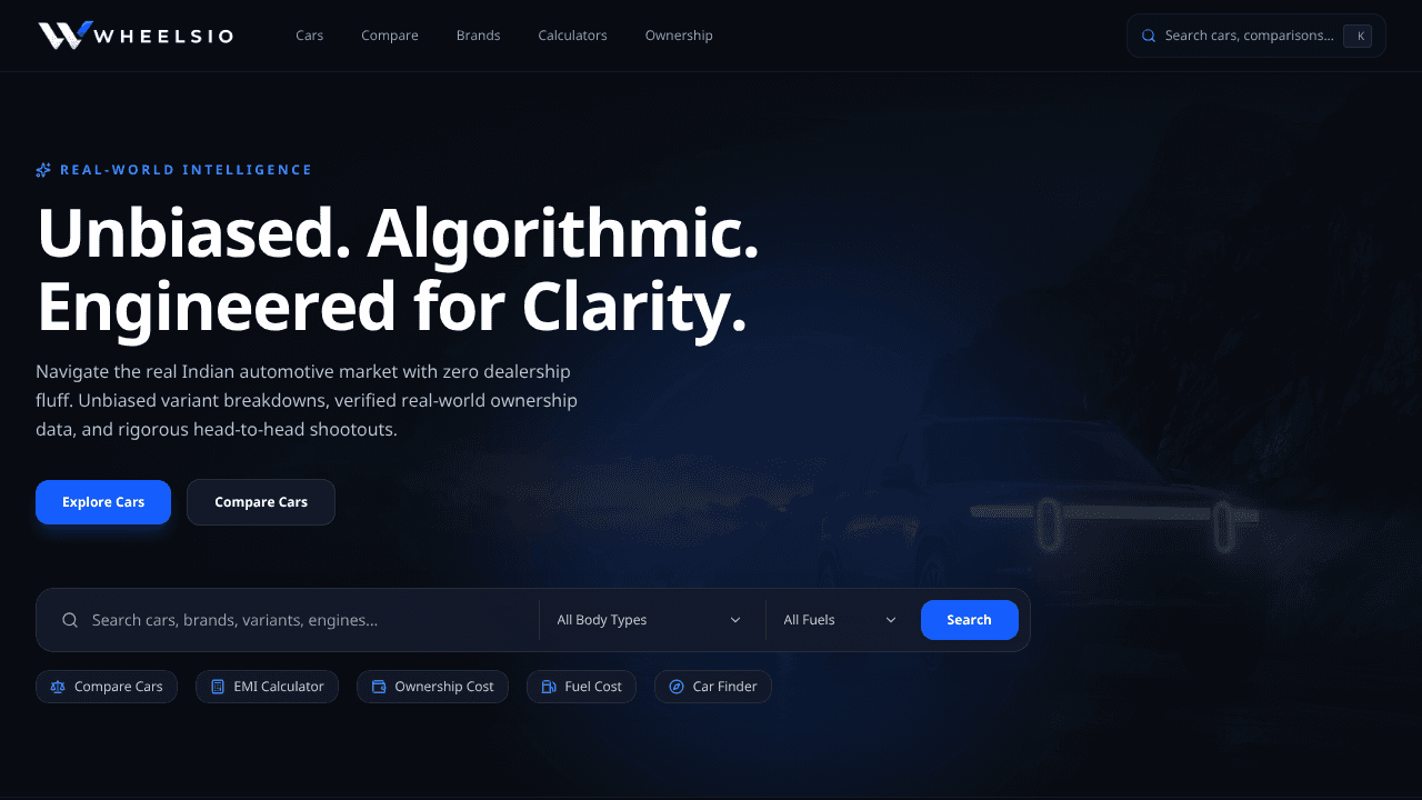 Wheelsio website screenshot