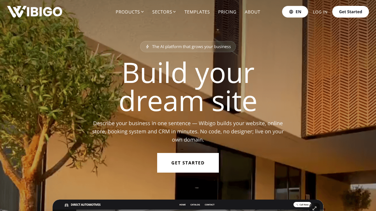 Wibigo website screenshot